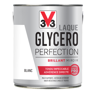 Laque glycéro V33 blanc brillant 2L